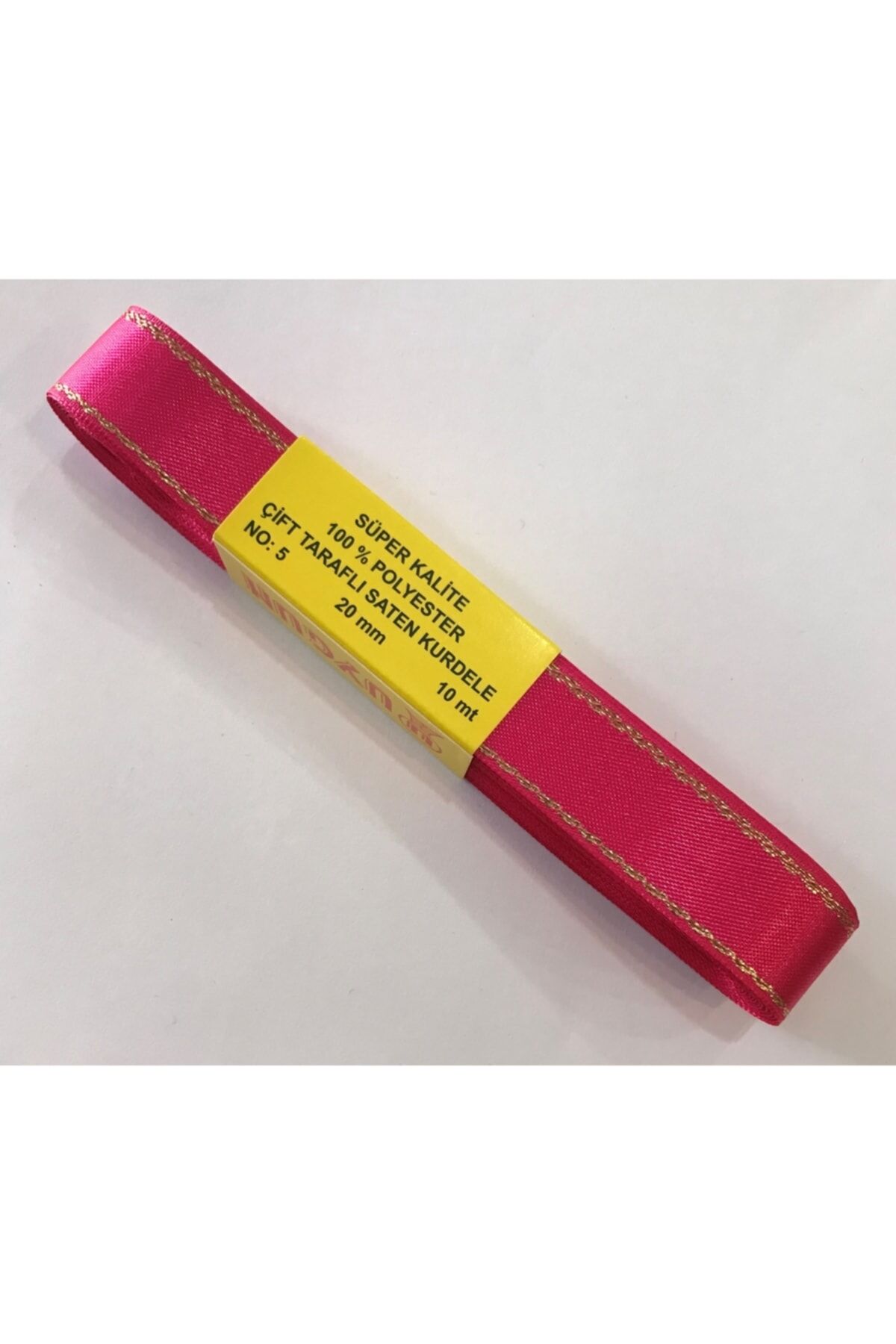 2cm 10mt Simli Saten Kurdele