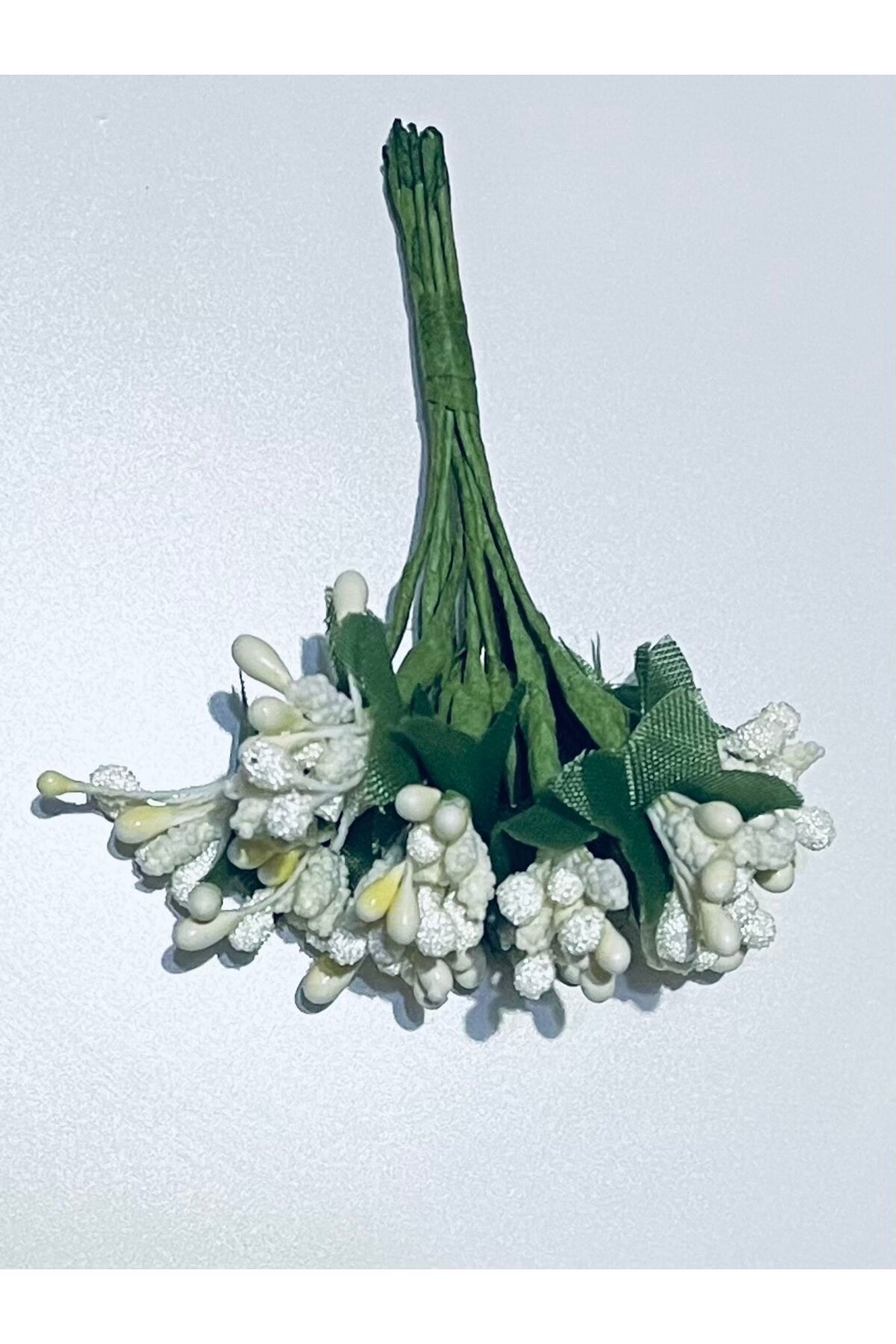 Tomurcuklu Cipso Yapay Çiçek. Açık Krem. 2 Buket.