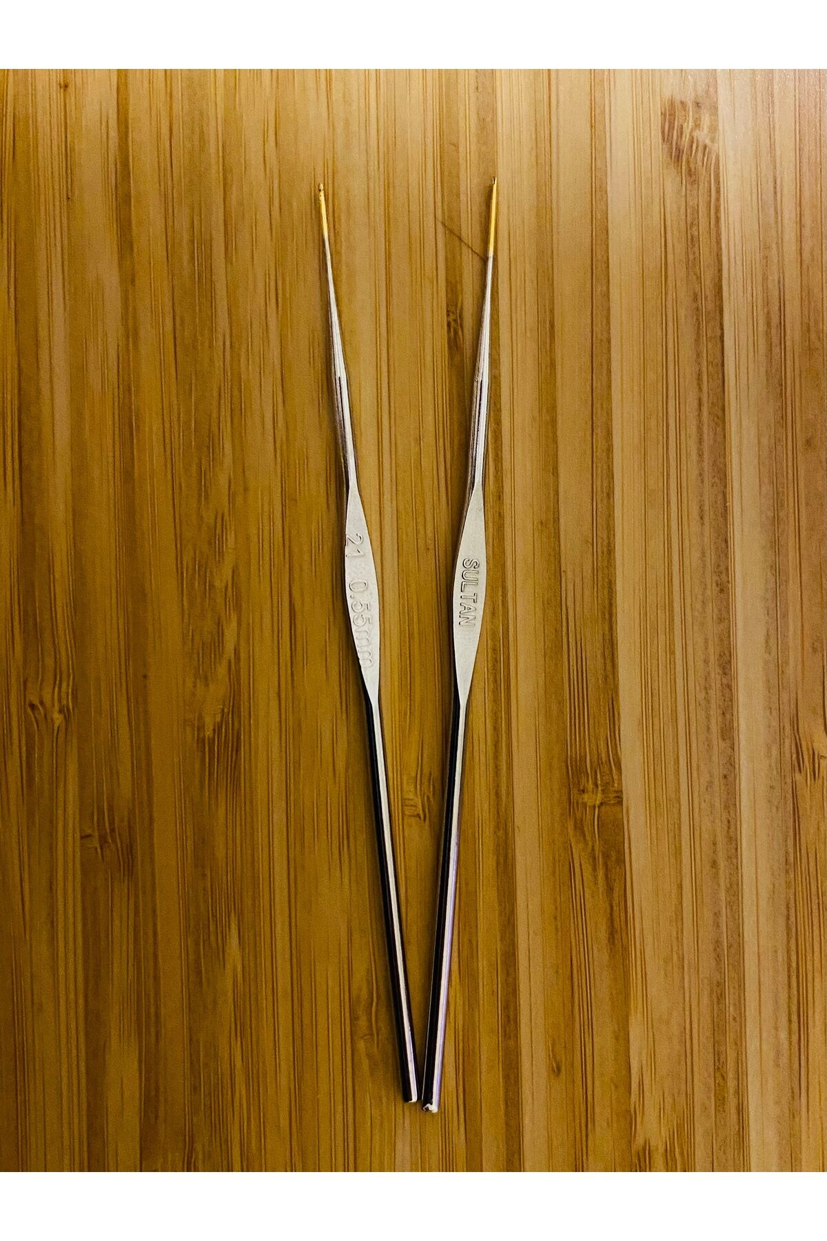 Metal Oya Dantel Ve El Örgü Tığ 12cm No:21  2 Adet.