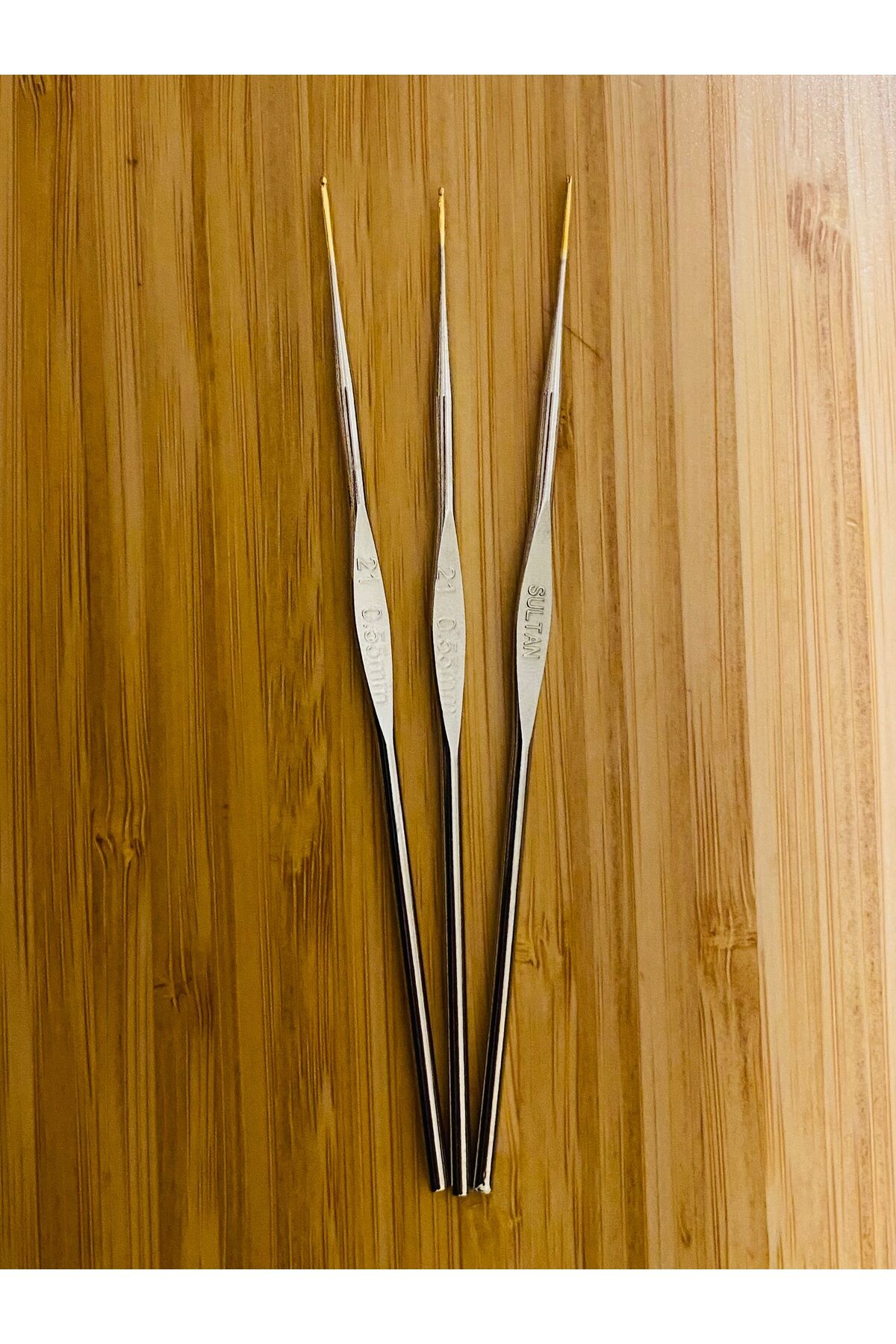 Metal Oya Dantel Ve El Örgü Tığ 12cm No:21  3 Adet.