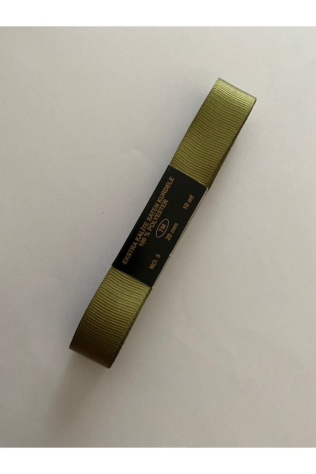 2cm x10metre Grogren Kurdele. Kına Yeşili