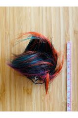 Ponpon Anahtarlık Yarı çapı: 6 cm 1 Adet. Renk: Çok Renkli.