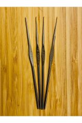 Metal Oya, Dantel ve Örgü Tığ Seti. 12cm. No: 5-12-15-16. 4 Adet.
