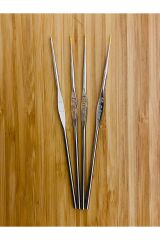 Metal Oya, Dantel ve Örgü Tığ Seti. 12cm. No: 5-12-15-16. 4 Adet.