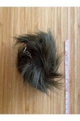 Ponpon Anahtarlık Yarı Çapı: 8 Cm 1 Adet. Renk: Haki.