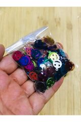 Öztürk Büyük Gülen Yüz Renkli Pleksi Kalın Pul. 20gr