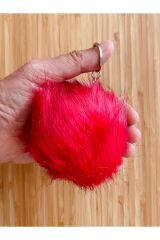 Ponpon Anahtarlık Yarı çapı: 9 cm 1 Adet. Renk: Neon.