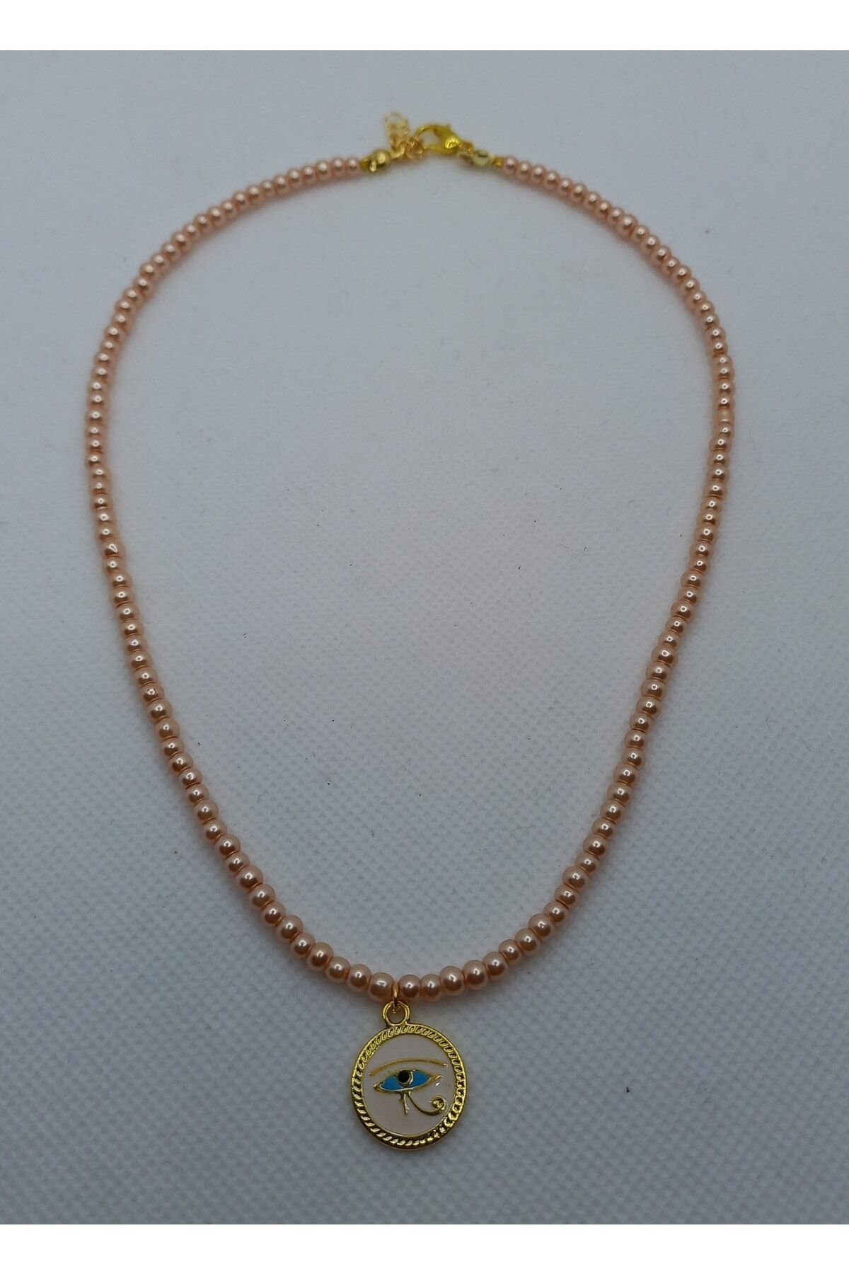 Bronz Pudra Inci Kolye