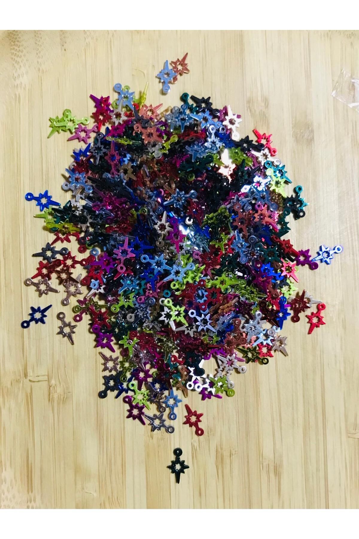 Kutup Yıldızı Içi Boş Renkli Pleksi Kalın Pul. 20gr