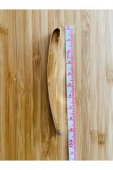 Büyük Boy Pir Inci Sarı Metal Saç Toka. 8mm X 9cm. 1 Adet. Altın Kaplama, Kararmaz.