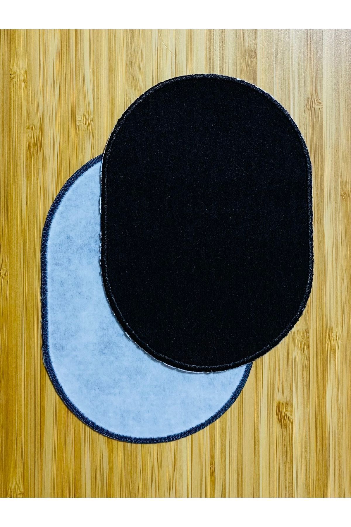 Ceket, Kaban, Palto, Manto, Gömlek Dirsek Ve Diz Tamiri Yaması. 1 Çift. 12.5 X 9cm. Siyah.