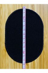 Ceket, Kaban, Palto, Manto, Gömlek Dirsek Ve Diz Tamiri Yaması. 1 Çift. 12.5 X 9cm. Siyah.