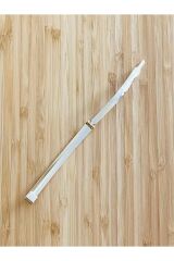 Büyük Boy Pir Inci Sarı Metal Saç Toka. 8mm X 9cm. 1 Adet. Altın Kaplama, Kararmaz.