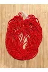 Turuncu Tonu 12dizi. Çekoslovakya, Adana, Hapishane Işi, Iğne Oyası Kum Boncuğu.