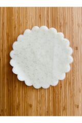 Pullu Tül 24cm Süsleme Hediyelik Tül 85 Adet. Krem.