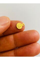 Öztürk Tuğra ince  Pul Gold. 7mm. 15gr.Paket içeriği tahmini 550 adet.