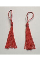 Püskül 8 Cm. Kırmızı 10'lu.