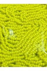 Mat Sarı 12dizi. Çekoslovakya, Adana, Hapishane Işi, Iğne Oyası Kum Boncuğu.