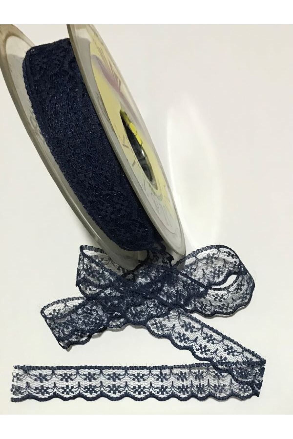 Tül Güpür. (fisto) 2.5cm. 4 Metre. Laci.