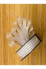 Çizgili şifon kurdele (Kurdale) 2.5cm x 20metre. Renk No:1