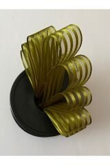 Çizgili şifon kurdele (Kurdale) 2.5cm x 20metre. Renk No:17