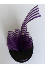 Çizgili şifon kurdele (Kurdale) 2.5cm x 20metre. Renk No:20