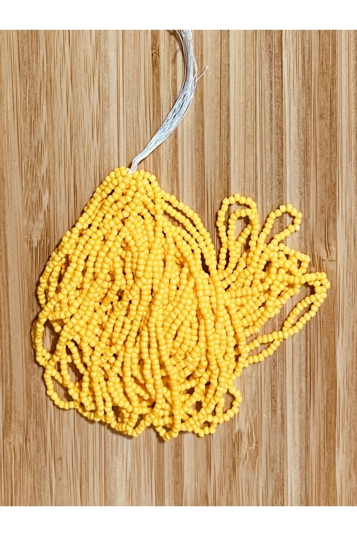 Renk No: 19 Sarı Kum Boncuk Çekoslovakya, Adana, Hapishane Işi, Iğne Oyası Ve Işleme Boncuğu 12dizi.