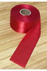 Geniş Takı Kurdele Kırmızı  6cm 2metre