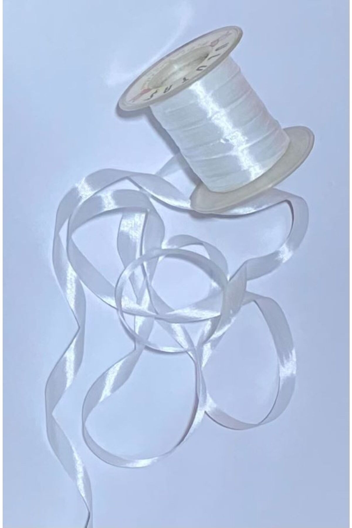 Ulutaş Ipek Nakış Kurdele 10mm. 9,70 5,60 Metre. Renk: Beyaz