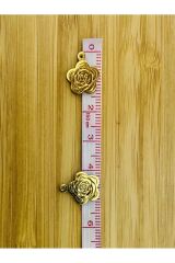 Gold Gül Oya, Abiye, Halhal, Bileklik, Kolye. Pleksi Plastik El Işleme Pul. 20gr. Tahmini 120 Adet.