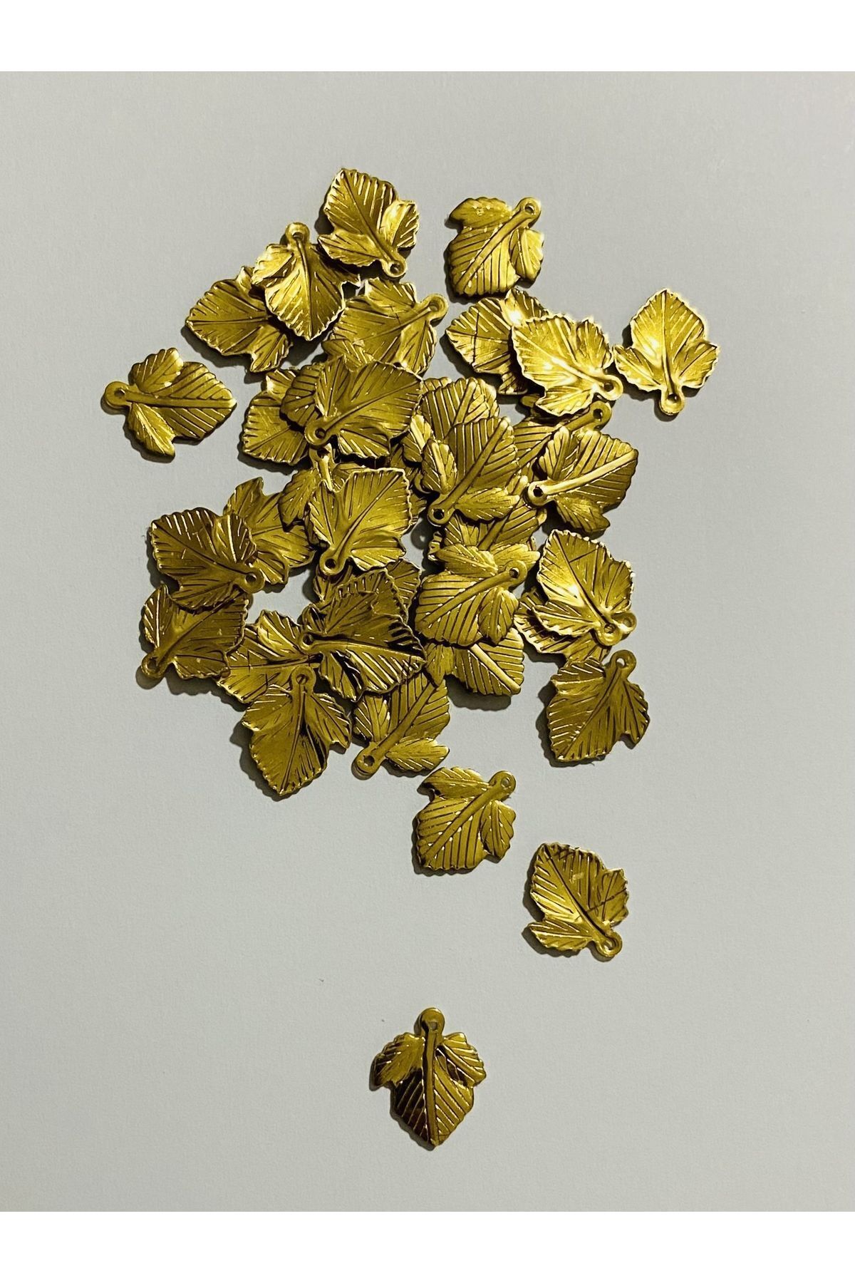 Gold Gül Yaprağı Oya, Abiye, Halhal, Bileklik, Kolye. Pleksi (KALIN) Plastik El Işleme Pul. 20gr.