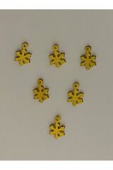 Gold Kartanesi Pleksi Kar Tanesi Oya, Abiye Ve Halay Mendili El Işleme Plastik Pul 9mm. 15gr.