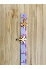 Gold Kartanesi Pleksi Kar Tanesi Oya, Abiye Ve Halay Mendili El Işleme Plastik Pul 9mm. 15gr.