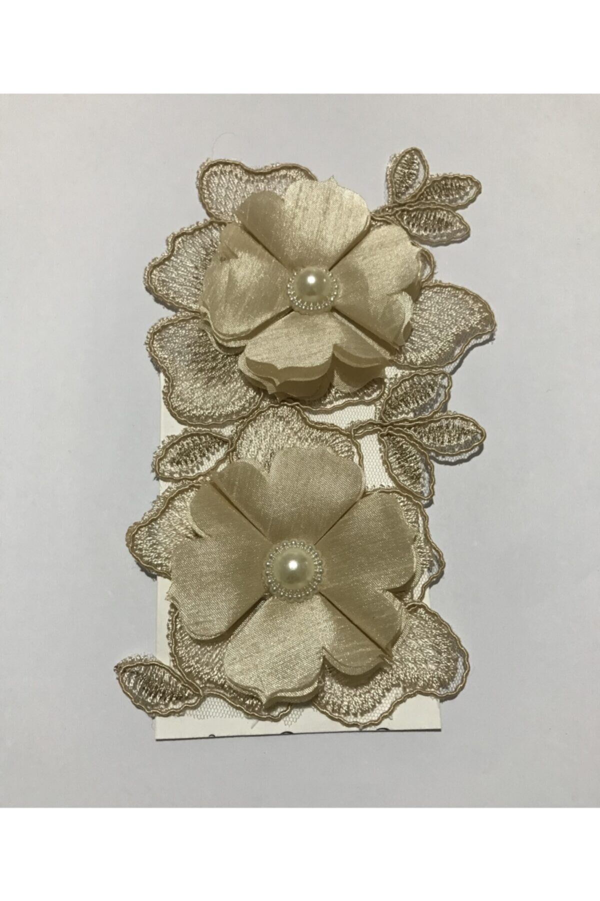 Üç Boyutlu Aplik Ikiz. Renk: Kapucino