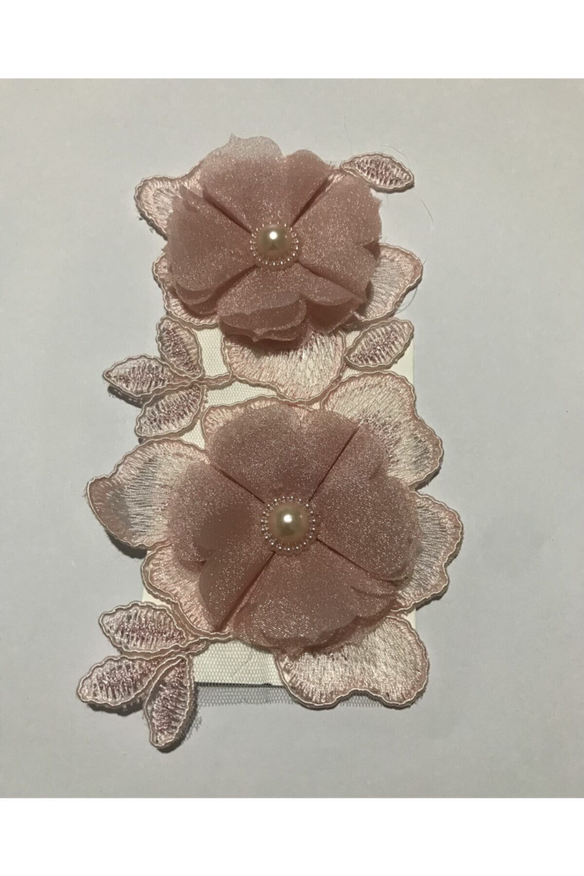 Üç Boyutlu Aplik Ikiz. Renk: Pudra