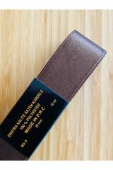 3cm x 10metre. Saten Kurdele. Kahverengi.