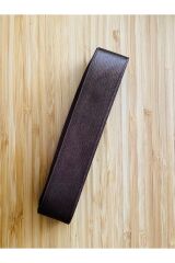 3cm x 10metre. Saten Kurdele. Kahverengi.