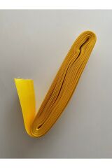 3cm x 10metre. Saten Kurdele. Sarı.