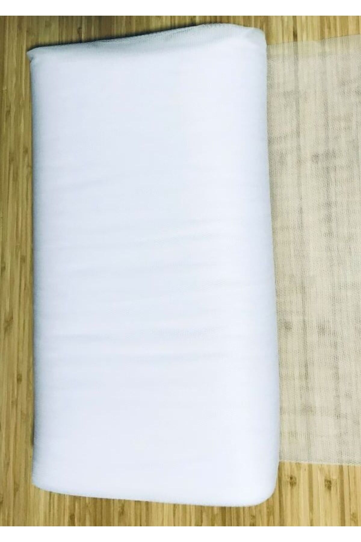 Grek Tül Beyaz 5metre Bohça Tülü Parti Bebek Nikah Şekeri Tülü