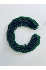 Renk No:7 Yeşil. Kum Boncuk Çekoslovakya, Adana, Hapishane Işi, Iğne Oyası Ve Işleme Boncuğu 12dizi