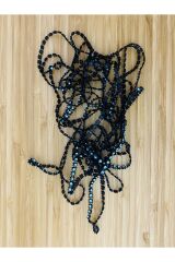 Yazma, şal oyalama taş görünümlü 4mm plastik gofret harç. 4mt 5cm.