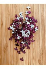 Üç Yapraklı Yonca. Oya, Abiye Ve El Işleme Taş Görünümlü Plastik Pul. Fuşya.