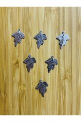 Gümüş Çınar Yaprağı Oya, Abiye, Halhal, Bileklik, Kolye. Pleksi Kalın Plastik El Işleme Pul. 20gr.