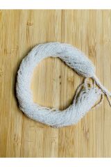 Renk: Janjan Beyaz. Kum Boncuk Çekoslovakya, Adana, Hapishane, Iğne Oyası Ve Işleme Boncuğu 12dizi.