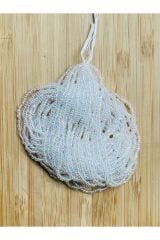 Renk: Janjan Beyaz. Kum Boncuk Çekoslovakya, Adana, Hapishane, Iğne Oyası Ve Işleme Boncuğu 12dizi.