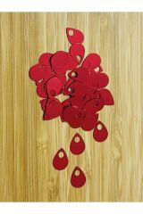 Kaplama akrilik plastik damla el işleme pul. 20 gram.