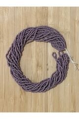 Renk: Mürdüm. Kum Boncuk Çekoslovakya, Adana, Hapishane Işi, Iğne Oyası Ve Işleme Boncuğu 12dizi.