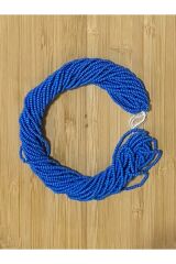 Renk: Saks Mavi. Kum Boncuk Çekoslovakya, Adana, Hapishane Işi, Iğne Oyası Boncuğu 12dizi.