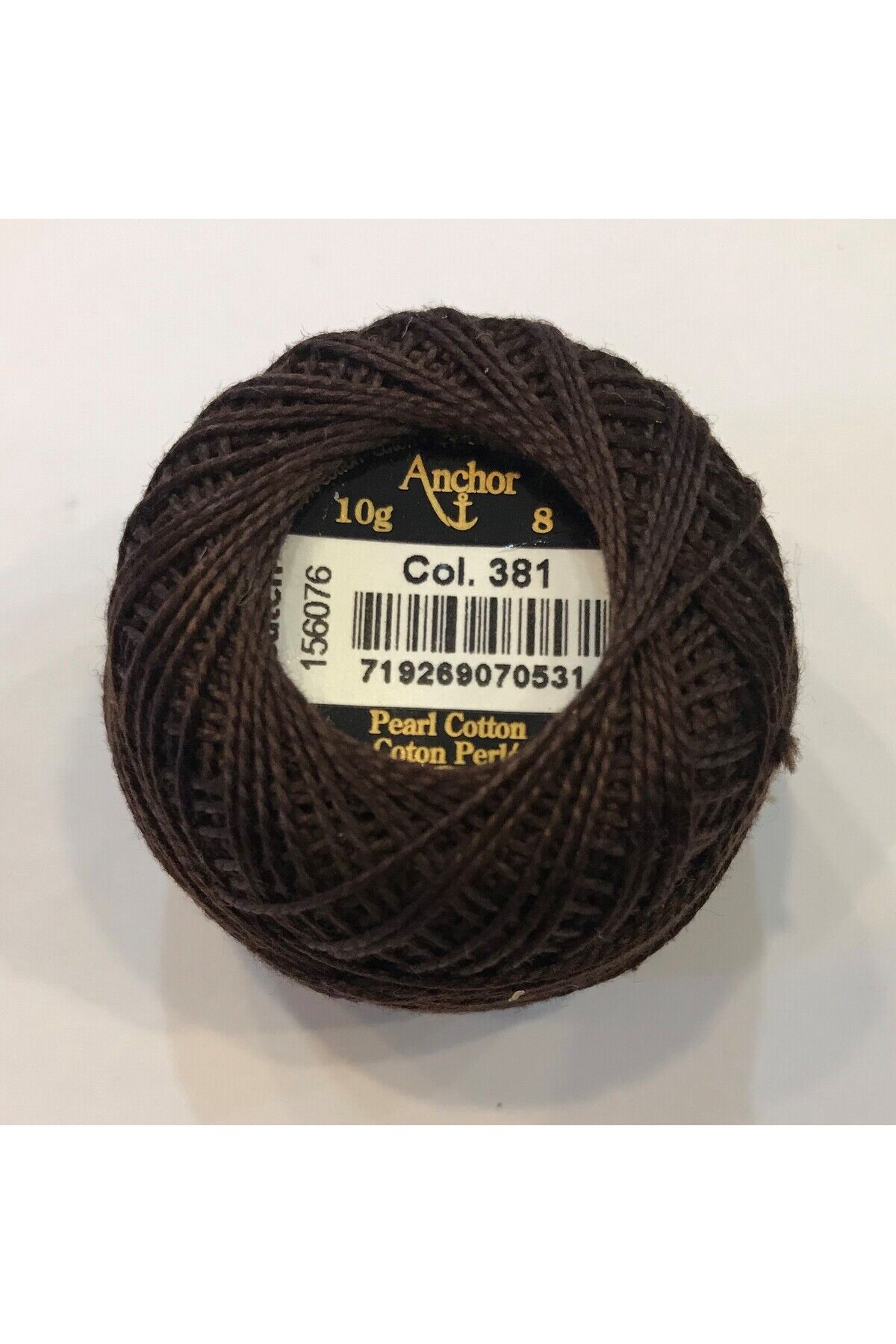 Coton Perle Goblen Kanaviçe Nakış Ipi No:8. Kahve.