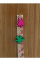 Renkli Gonca Oya, Abiye, Halhal, Bileklik, Kolye Pleksi Metalik Kaplama Plastik El Işleme Pul. 20gr.